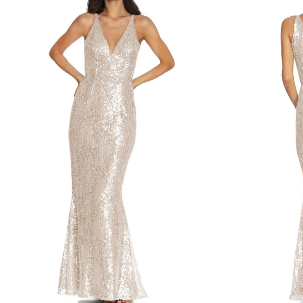 Dress the Population Sequin evening gown